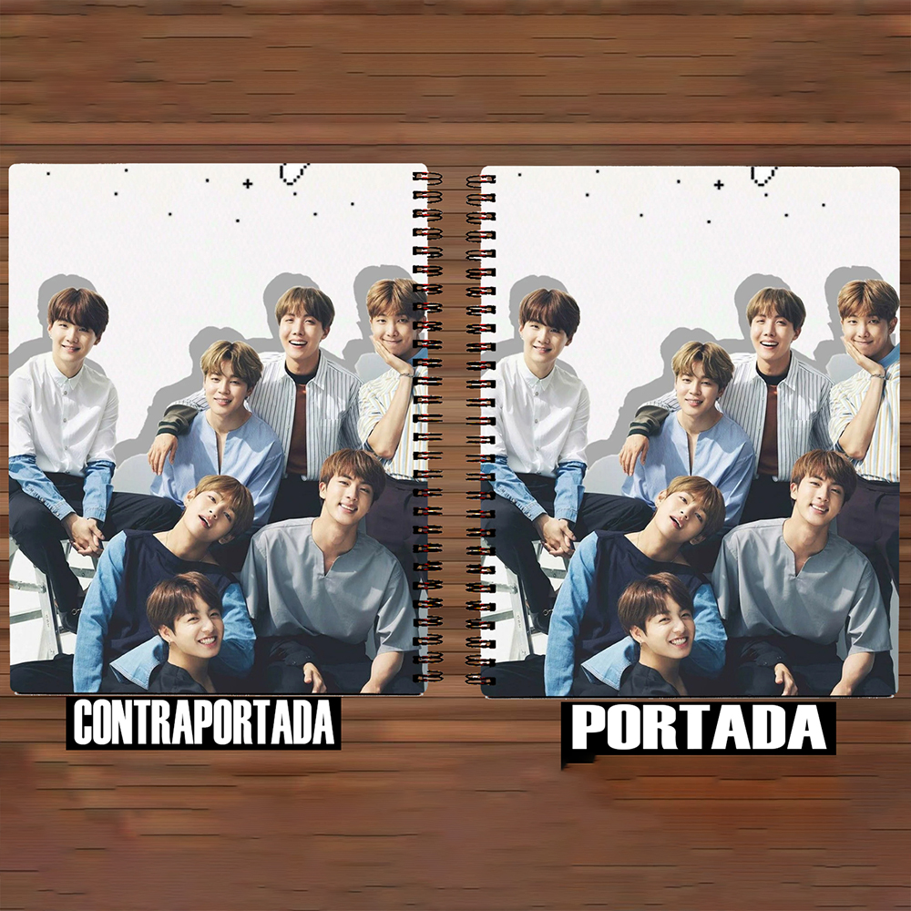 Cuaderno Libreta Bts Tienda Rirum