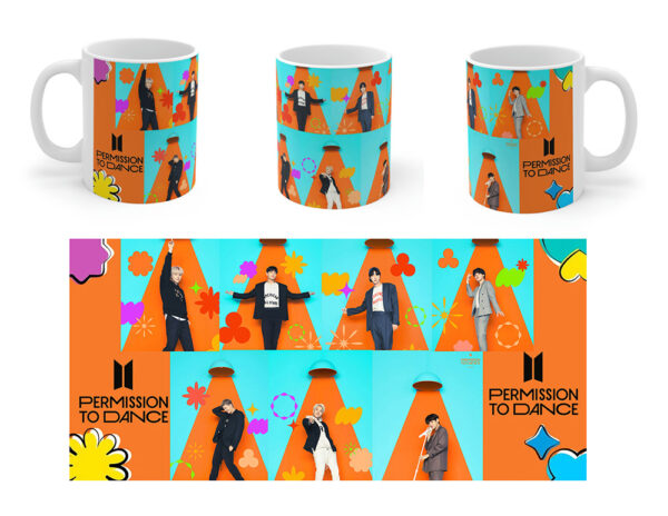Taza BTS Permission to dance
