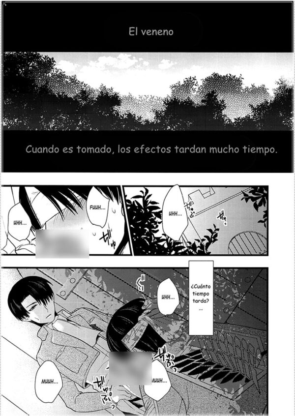 Doujin Borderland Eren x Levi - Imagen 2