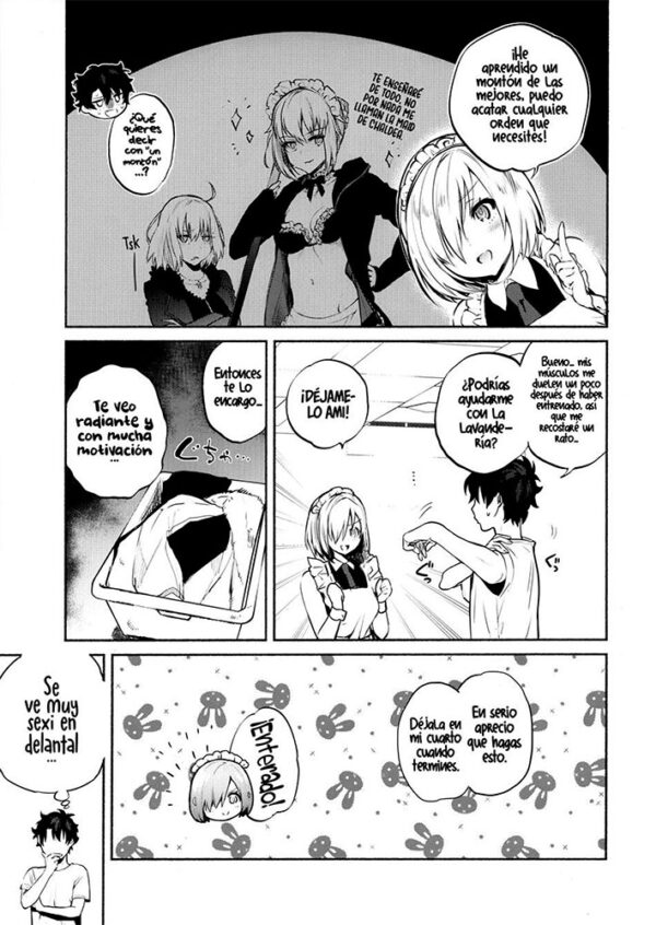 Doujin Mi Maid kouhai cuida de mi - Imagen 2