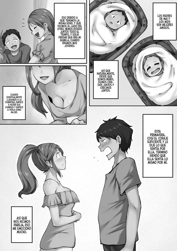 Doujin Jugueteando solos en mi casa con mi amigo de la infancia - Imagen 3