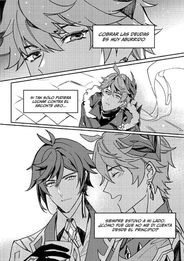 Doujin Contract in the name of love Zhong Li x Tartaglia - Imagen 3