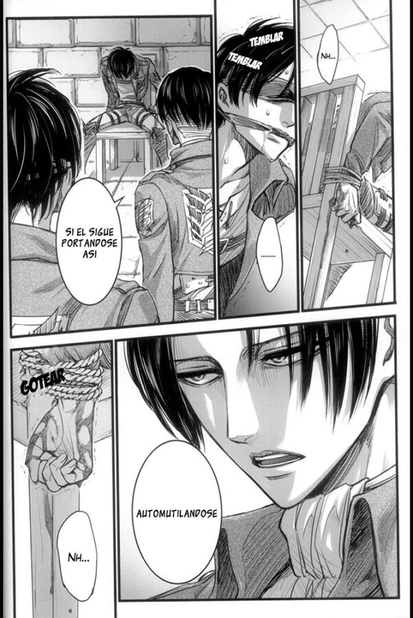 Doujin Sediento Eren x Levi - Imagen 3
