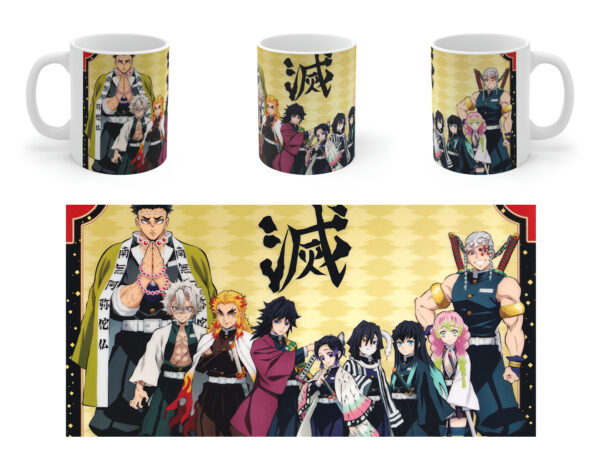 Taza Kimetsu no Yaiba Pilares