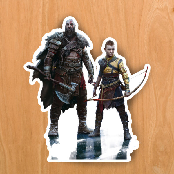 Sticker grande Kratos