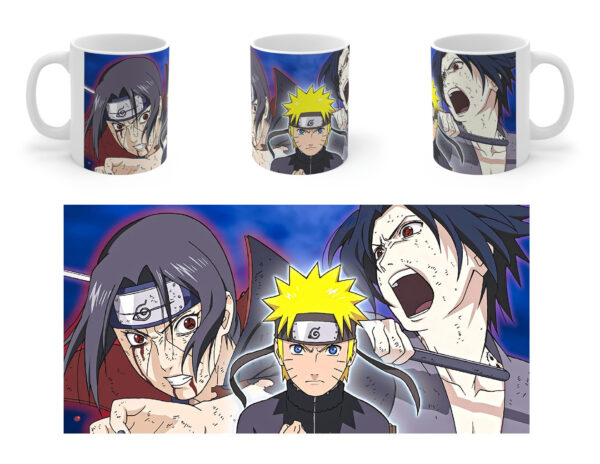 Taza Naruto, Sasuke e Itachi