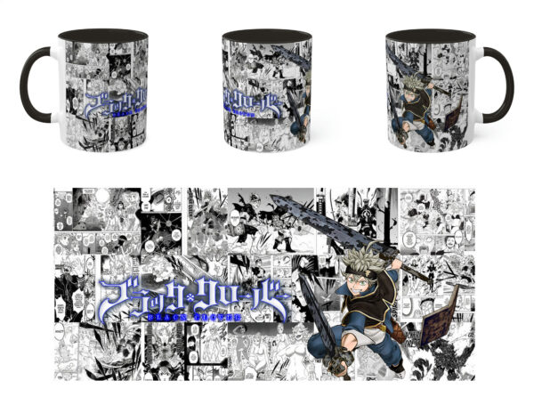 Taza tipo manga Black Clover