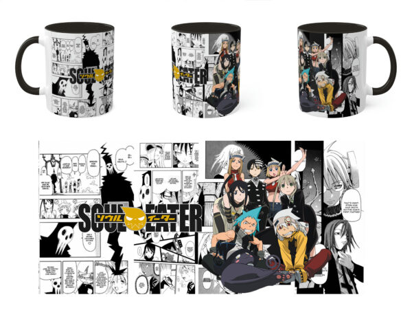 Taza tipo manga Soul Eater