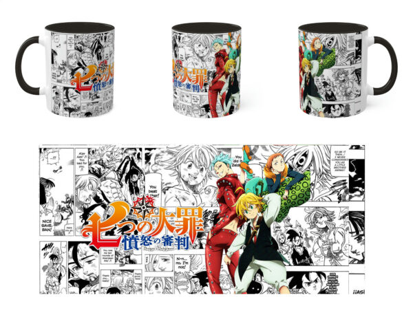 Taza tipo manga Nanatsu no Taizai