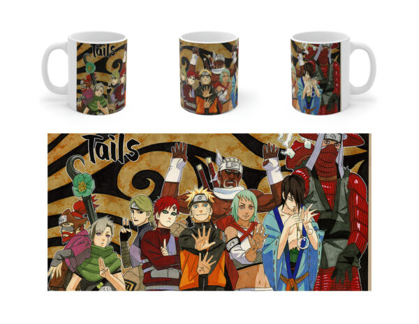 Taza Naruto Jinchurikis