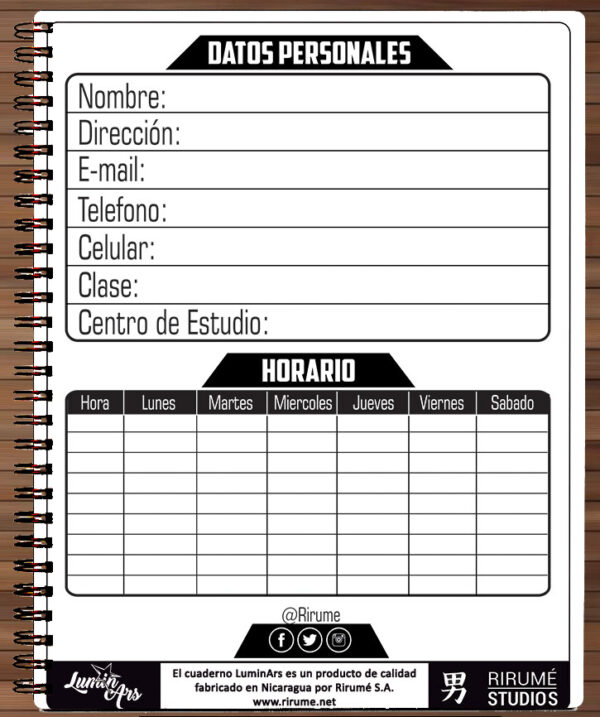 355 - Cuaderno / Libreta - One Piece - Luffy y Ace - Imagen 6
