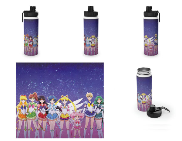 Botella metalica Sailor Moon - Sailor Scouts