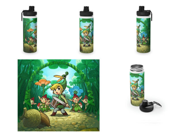 Botella metalica Zelda Minish Cap