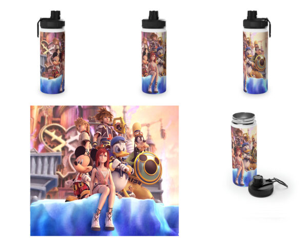 Botella metalica Kingdom Hearts 2