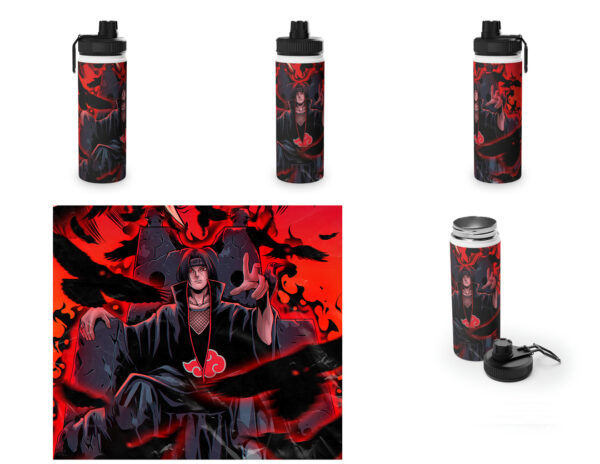 Botella metalica Itachi Uchiha