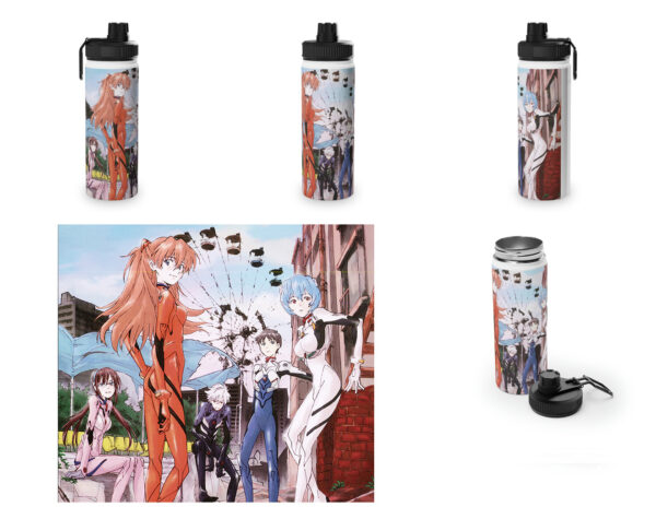 Botella metalica Evangelion