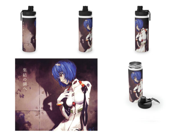 Botella metalica Ayanami Rei