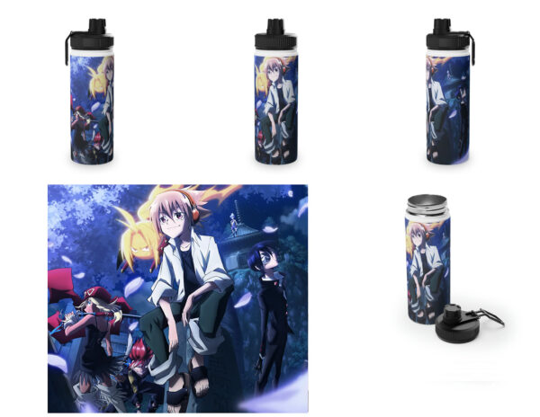 Botella metalica Shaman King Flowers - Hana