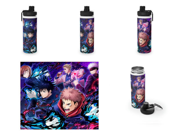 Botella metalica Jujutsu Kaisen