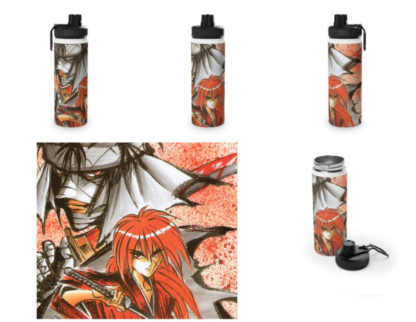 Botella metalica Samurai X