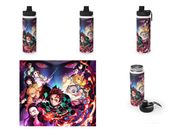 Botella metalica Kimetsu no Yaiba