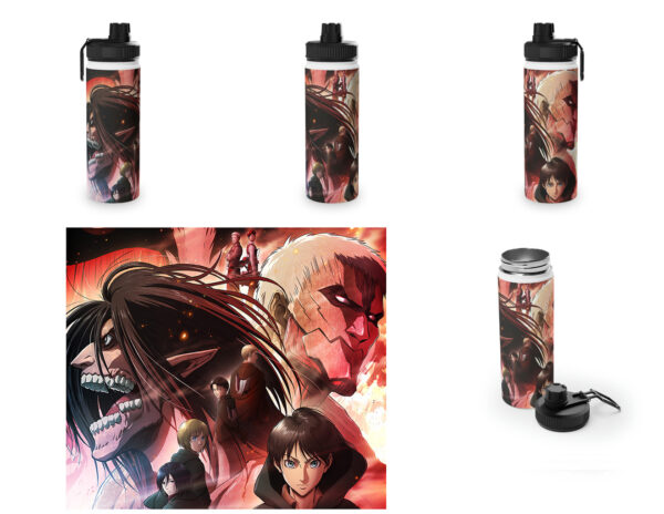 Botella metalica Shingeki no Kyojin