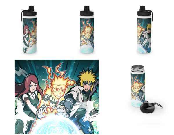 Botella metalica Naruto