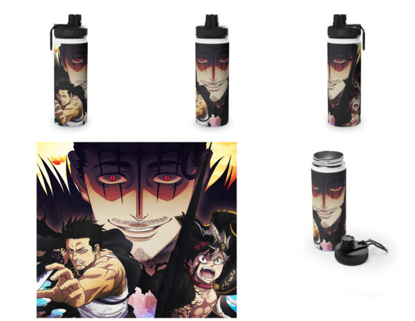 Botella metalica Black Clover