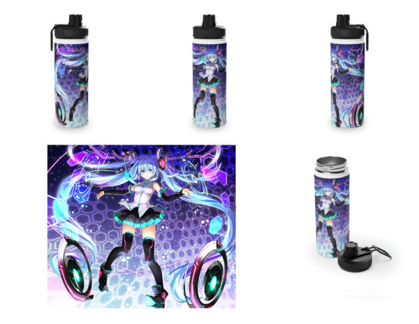 Botella metalica Hatsune Miku