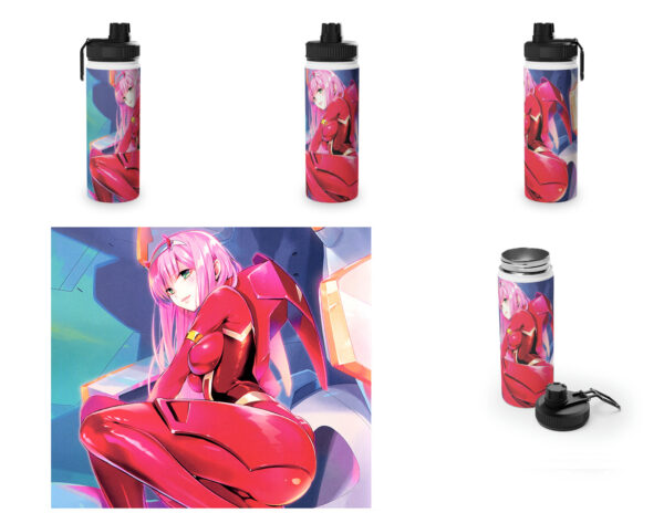 Botella metalica Darling in the Franxx - Zero Two
