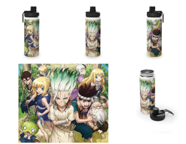 Botella metalica Dr Stone