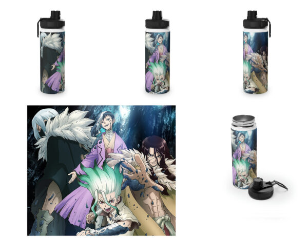 Botella metalica Dr Stone