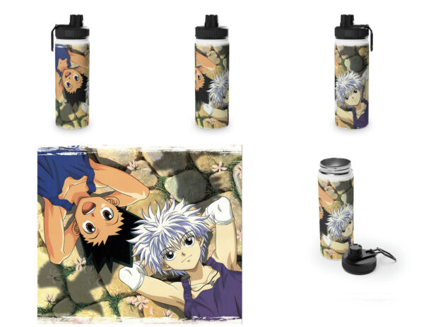 Botella metalica Hunter x Hunter - Gon y Killua