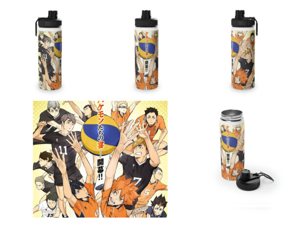 Botella metalica Haikyu