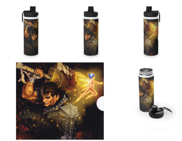 Botella metalica Berserk - Guts