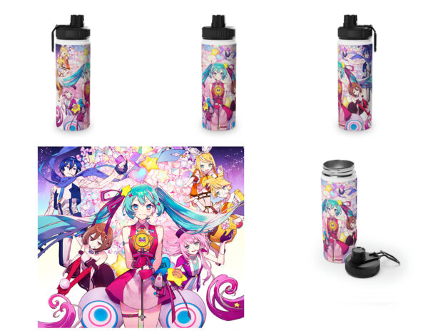 Botella metalica Vocaloids