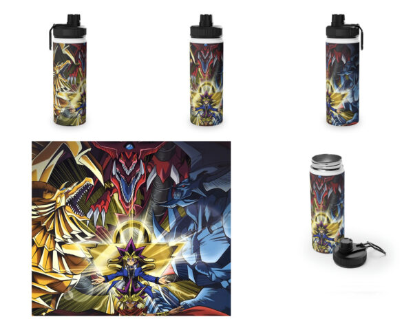 Botella metalica Yu-Gi-Oh! Dioses egipcios