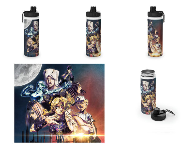 Botella metalica Jojos Bizarre Adventure Stone Ocean
