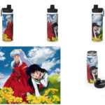Botella metalica Inuyasha y Kagome