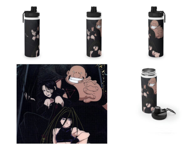 Botella metalica FullMetal Alchemist - Homunculos