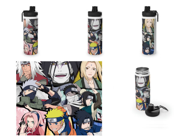 Botella metalica Naruto