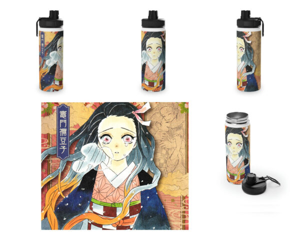 Botella metalica Kimetsu no Yaiba - Nezuko