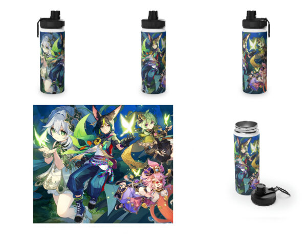 Botella metalica Genshin Impact Sumeru