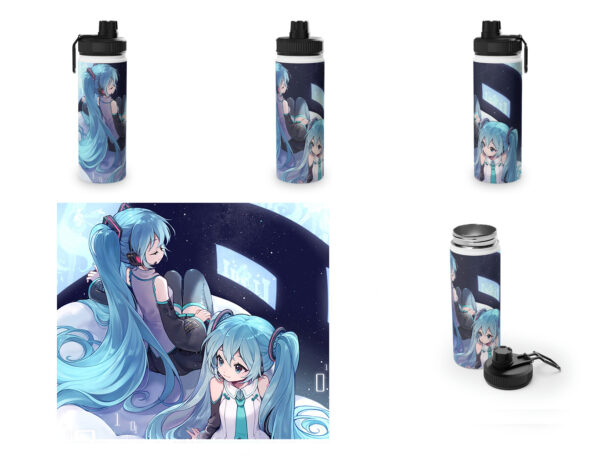 Botella metalica Hatsune Miku