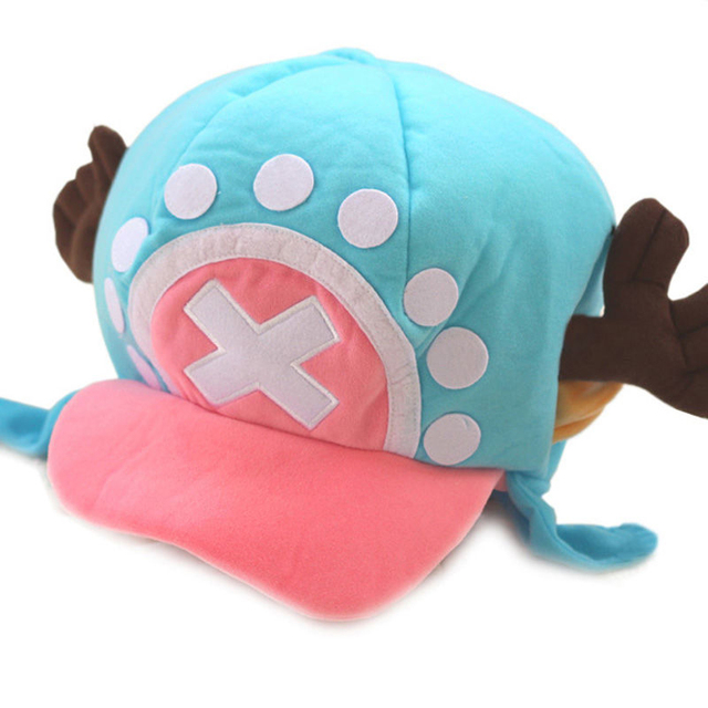 Cappello Baseball Chopper Anime – Design Unico Blu E Rosa Con Logo X – Visiera Regolabile – Accessorio Cosplay Unisex