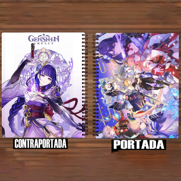 228 - Cuaderno / Libreta - Genshin Impact Inazuma