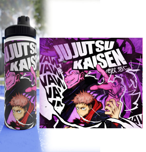 Termo metálico Jujutsu Kaisen - Itadori Yuji x Sukuna