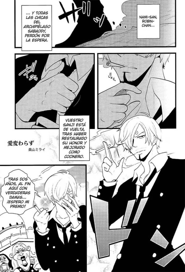 Doujin One Piece - Roronoa Zoro x Sanji - Imagen 2