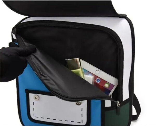Mochila con efecto cartoon 3D - Imagen 2