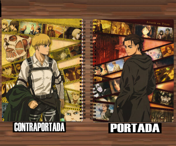 542- Cuaderno / Libreta - Shingeki No Kyojin